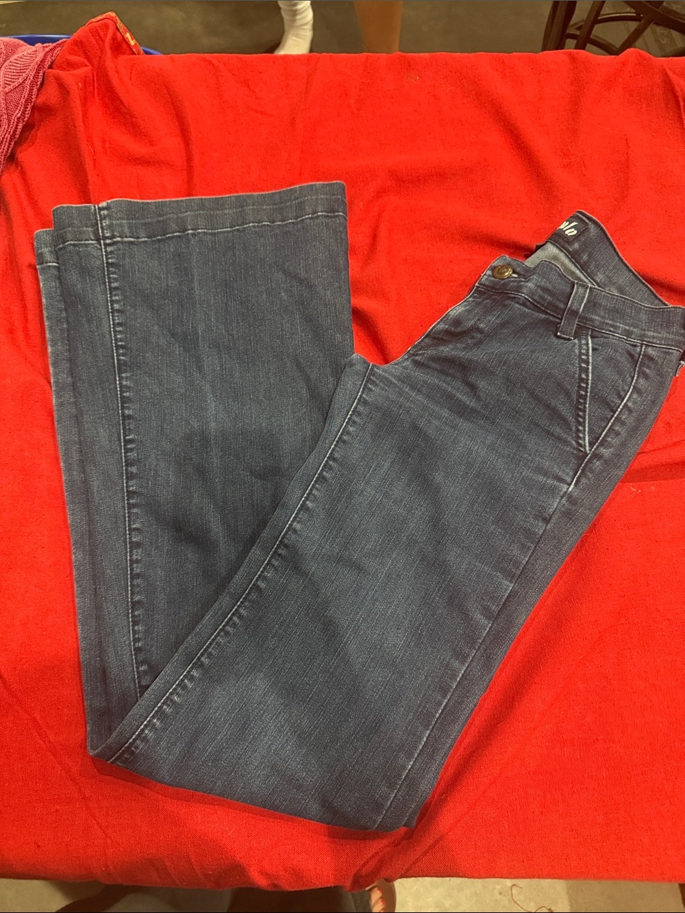 Anlo Dark Blue Flare Jeans